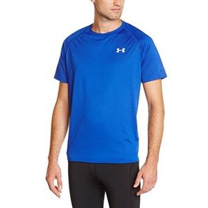 Under Armour HeatGear Royal Blue Mens Loose Golf Polo Short Sleeve Shirt XL